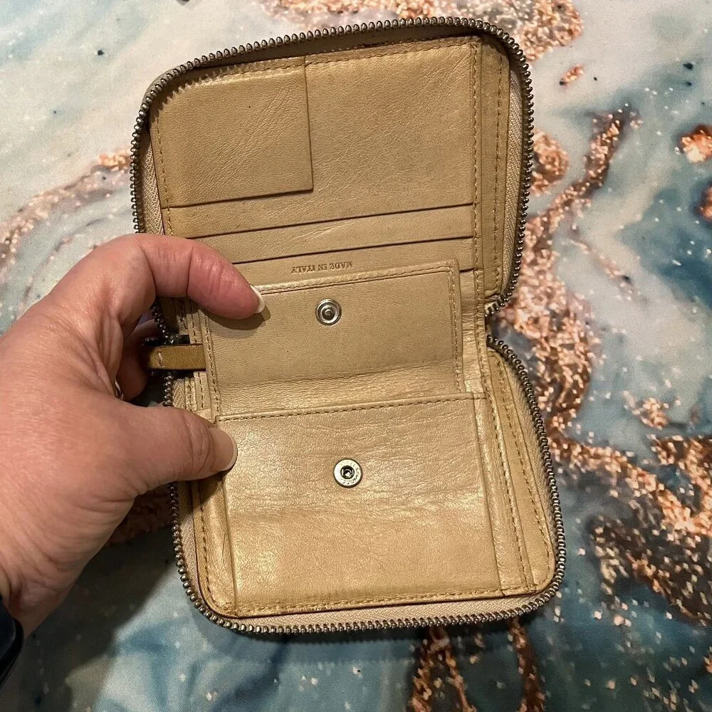 Vintage Kate Spade Italian Leather Small Zip-Around Wallet - Picture 6 of 11